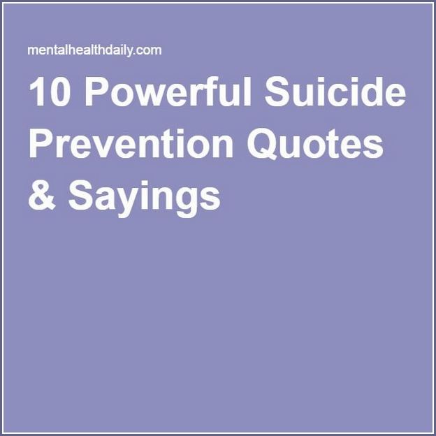 Suicide Prevention Quotes Pinterest