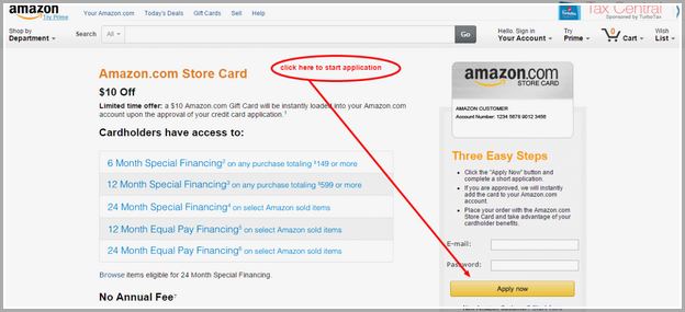 Amazon Credit Card Payments Synchrony