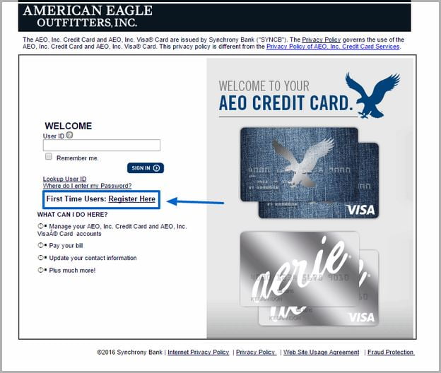 American Eagle Credit Card Payment Number