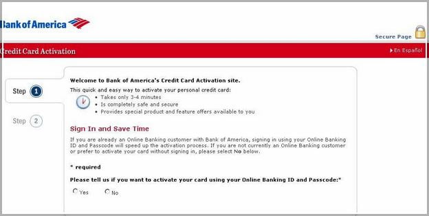 Bank Of America Debit Card Activation Online