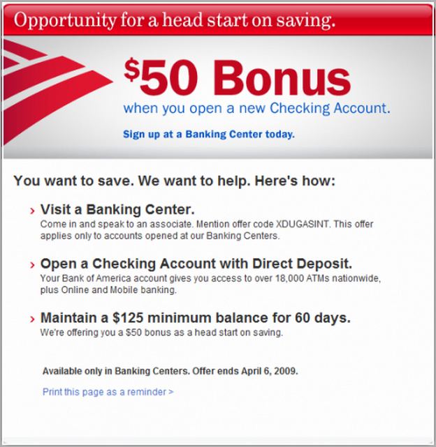 Bank Of America Minimum Balance Savings Account