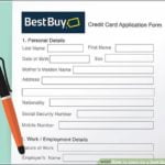 Best Buy Credit Card Application