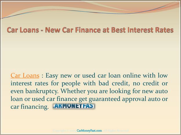 Best New Car Loan Rates April 2019