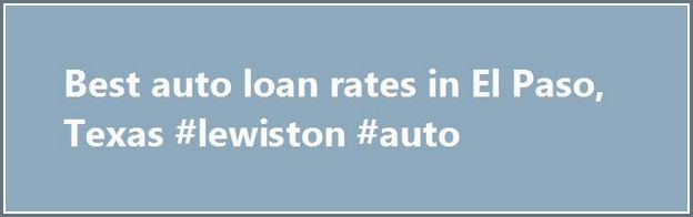 Best New Car Loan Rates Texas