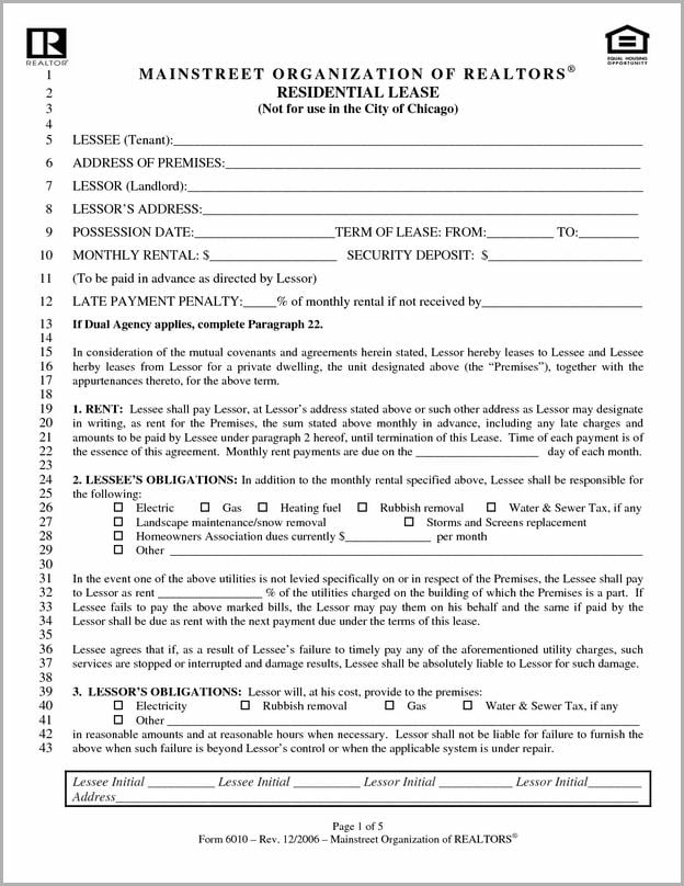 assignment of lease agreement ontario