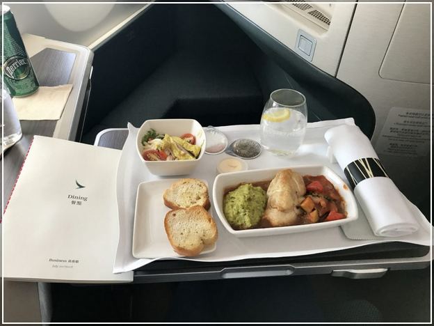 Cathay Pacific Business Class Essen