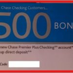 Chase Bank Coupon For Direct Deposit
