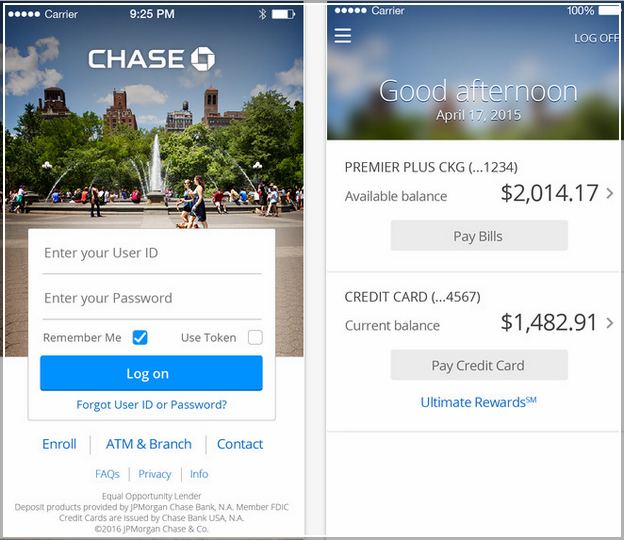 Chase Bank Online Login Mobile