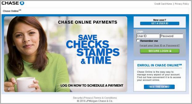 Chase Online For Business User