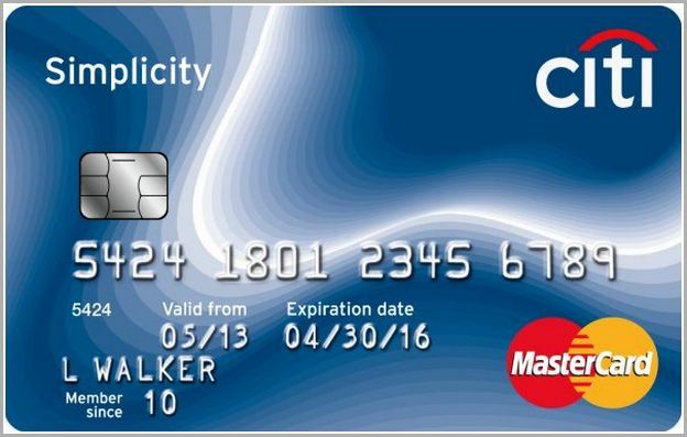 Citi Simplicity Visa Credit Card Login