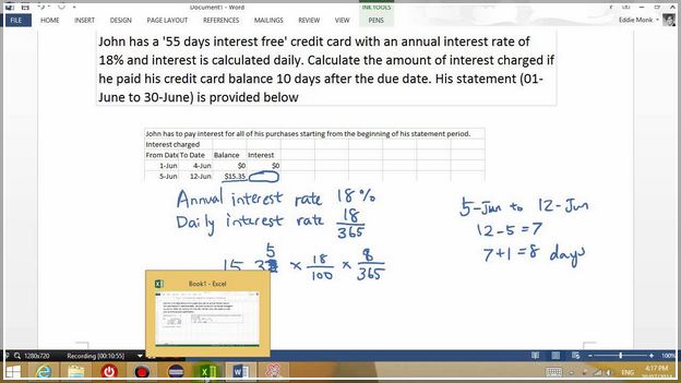 Credit Card Interest Rate Calculator Uae