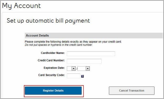 Discover Card Auto Bill Pay
