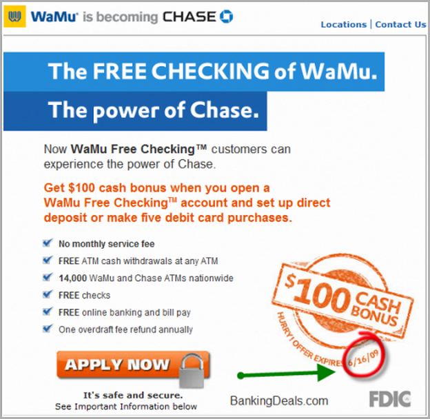 Free Checking Account No Opening Deposit