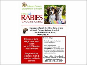 Free Rabies Clinic Near Me 2018