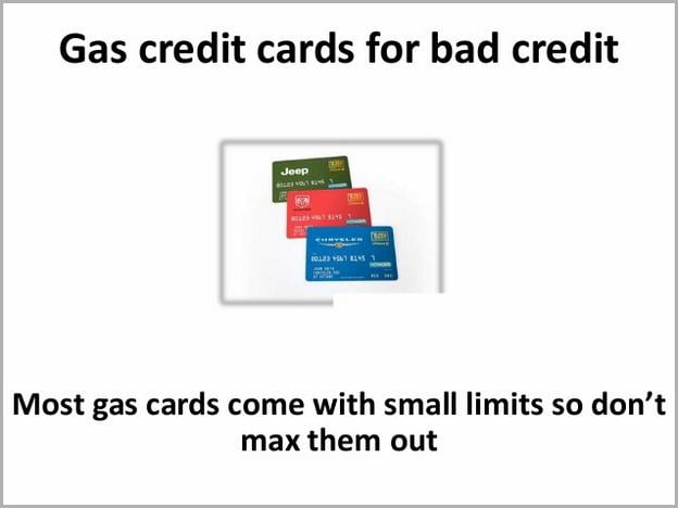 Gas Credit Cards For Bad Credit