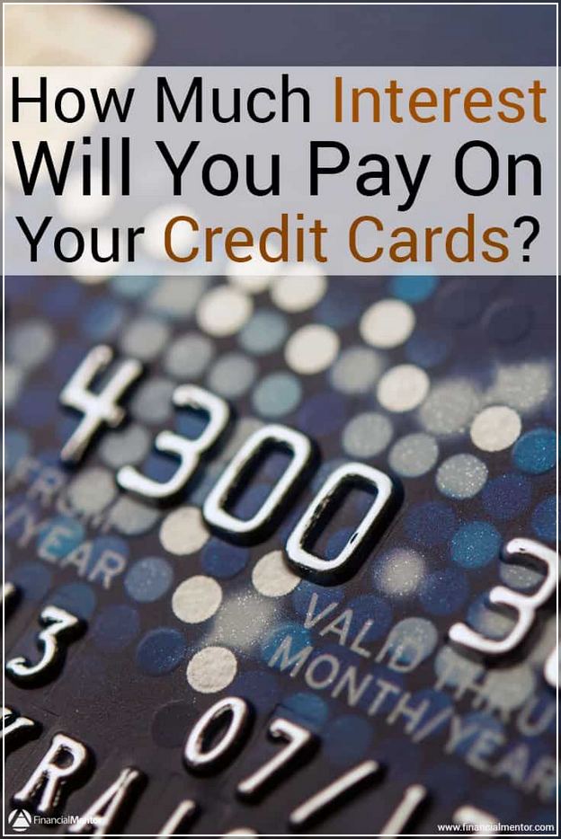 How Much Interest Will I Pay Credit Card Calculator