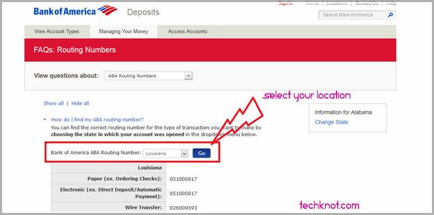 How To Find Account And Routing Number Bank Of America Online