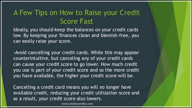 How To Raise Credit Score Quickly