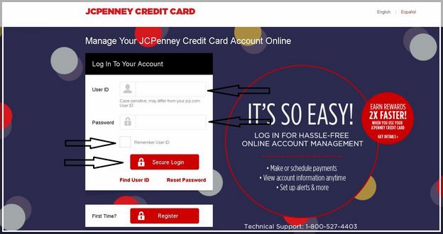 Jcpenney Credit Card Login Payment