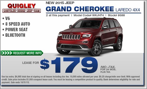Jeep Cherokee Lease Specials