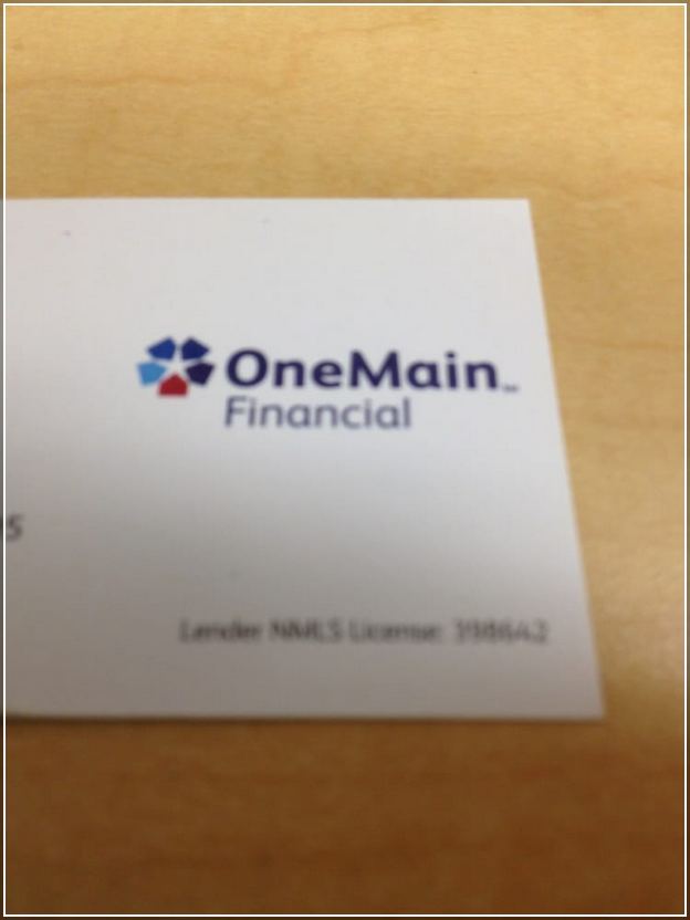 One Main Financial Loans Phone Number