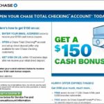 Open Chase Checking Account 300