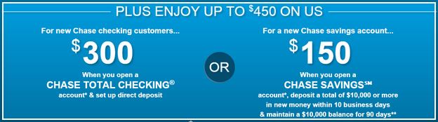 Open Chase Checking Account Offer