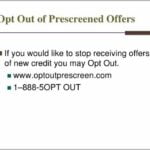 Opt Out Of Receiving Credit Card Offers