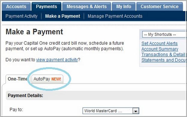 Pay My Capital One Credit Card With Cash