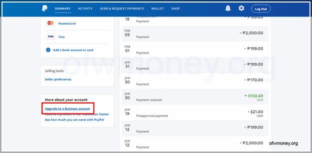Paypal Business Account Fees Singapore