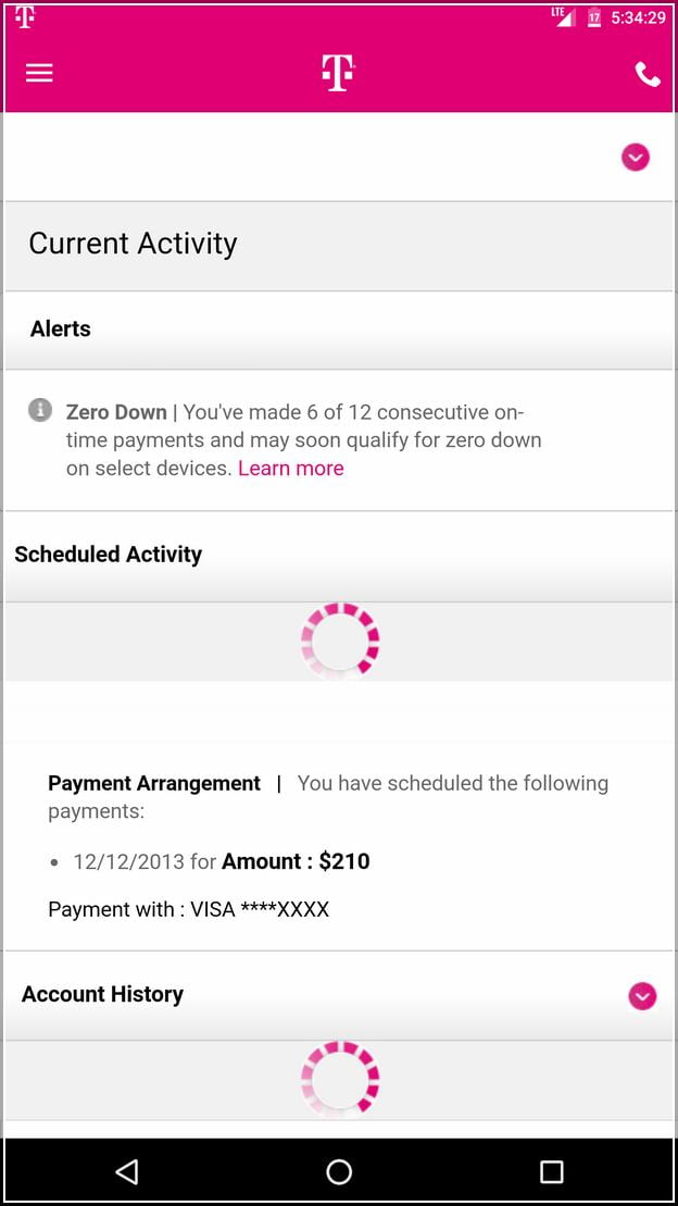 T Mobile Payment Arrangement Edit