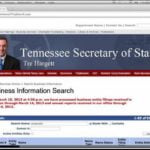 Tennessee Secretary Of State Business Search